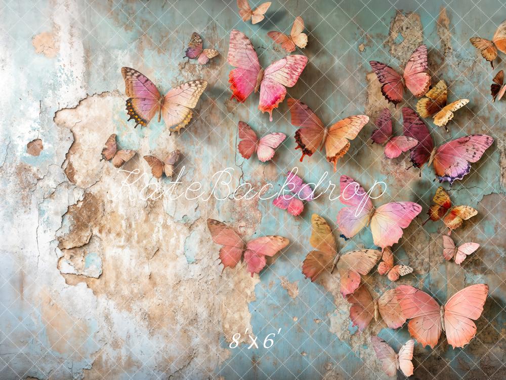 Kate Colorful Butterfly Wall Backdrop Designed by Emetselch - Kate Backdrop AU