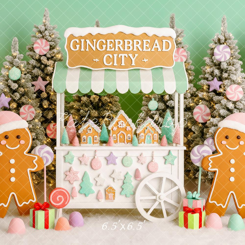 Kate Christmas Sweet Market Backdrop Designed by Patty Roberts