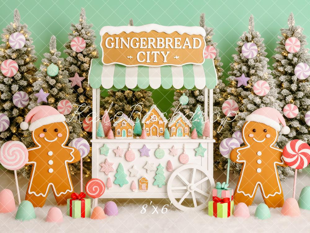 Kate Christmas Sweet Market Backdrop Designed by Patty Roberts