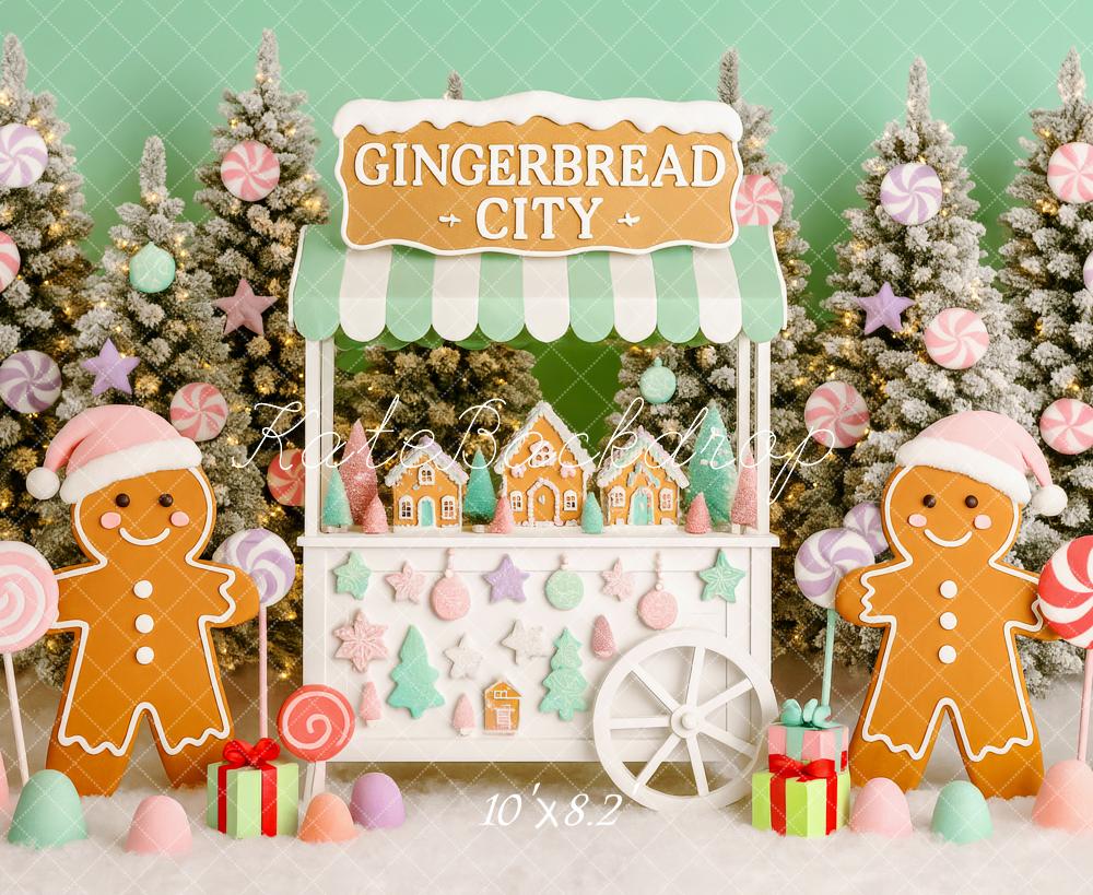 Kate Christmas Sweet Market Backdrop Designed by Patty Roberts