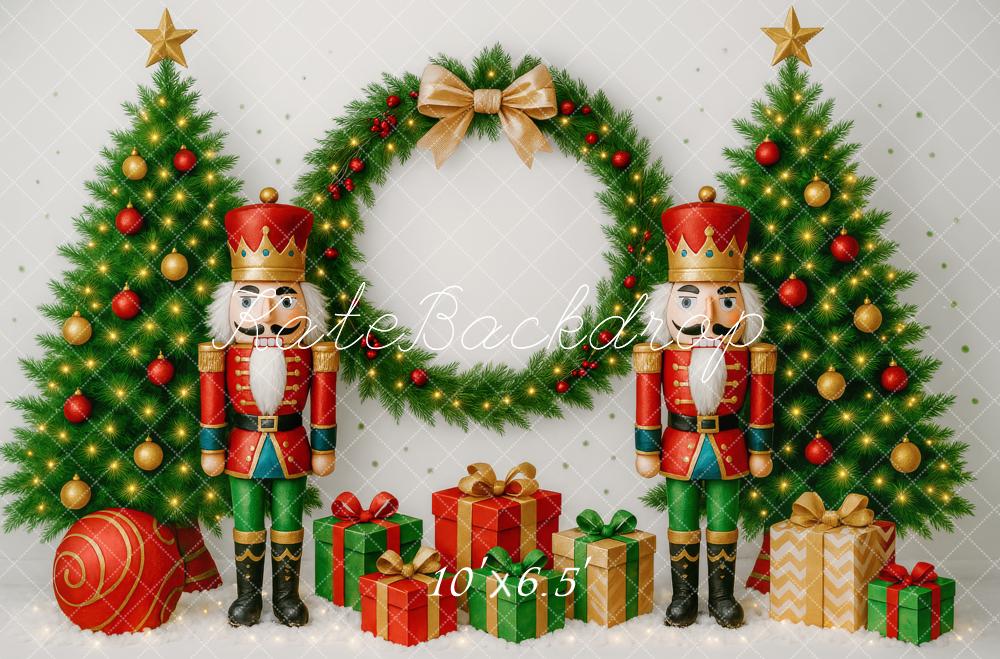 Kate Christmas Nutcrackers Backdrop Designed by Patty Roberts - Kate Backdrop AU
