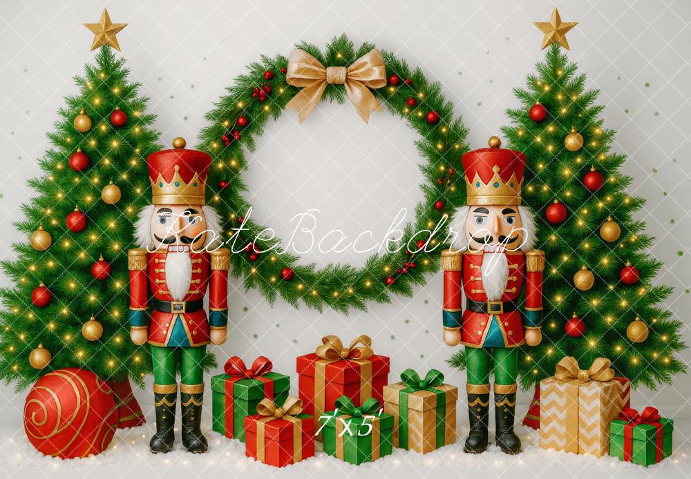 Kate Christmas Nutcrackers Backdrop Designed by Patty Roberts - Kate Backdrop AU
