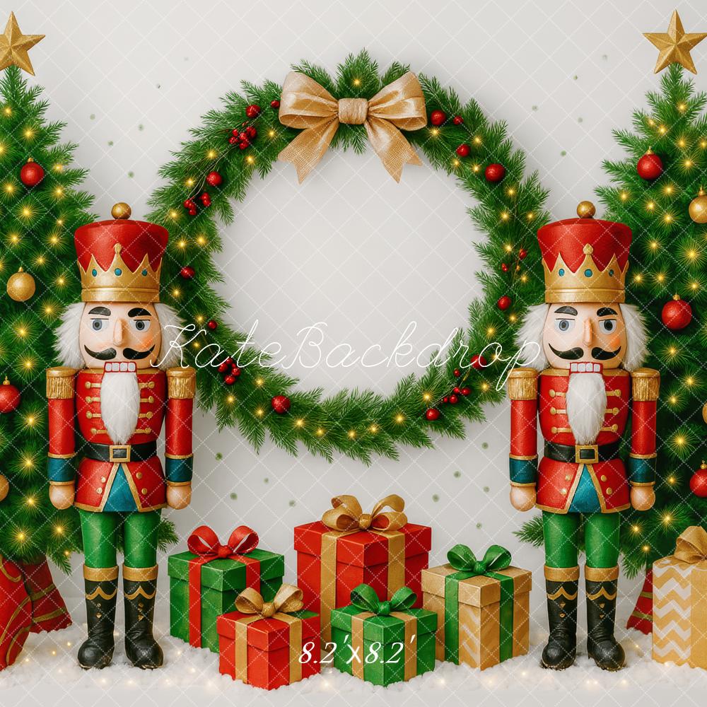 Kate Christmas Nutcrackers Backdrop Designed by Patty Roberts - Kate Backdrop AU