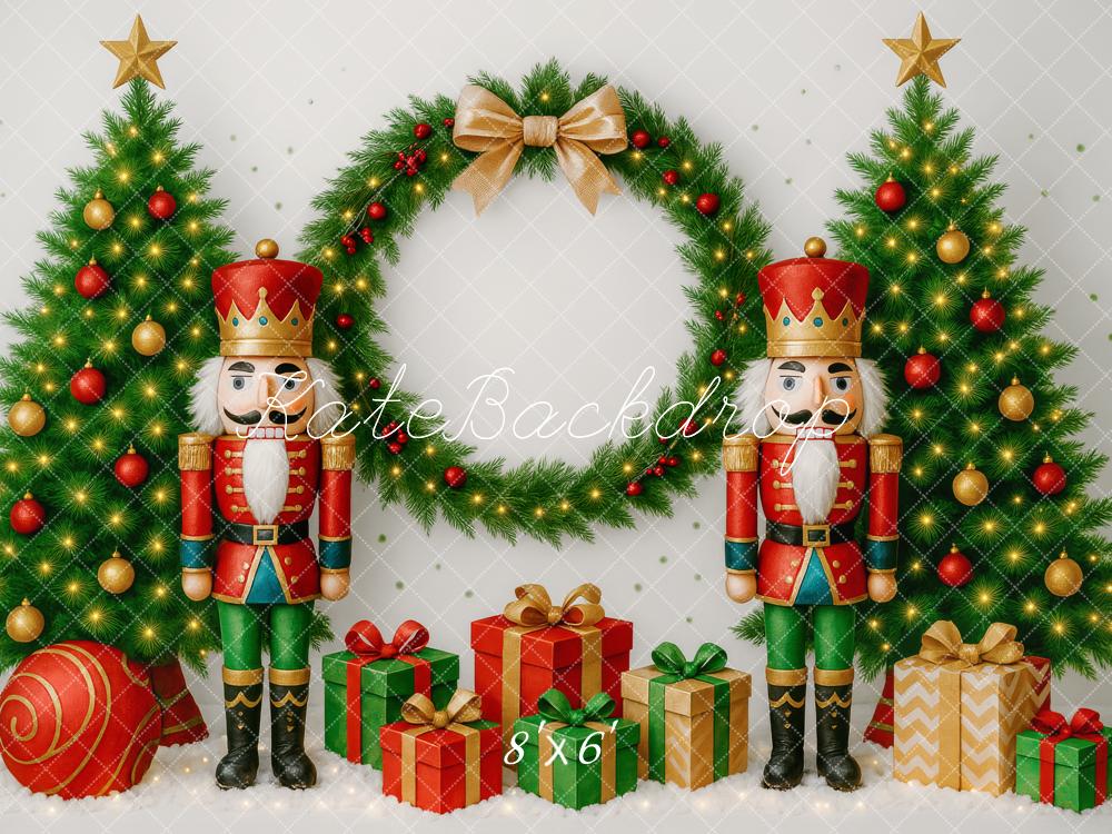 Kate Christmas Nutcrackers Backdrop Designed by Patty Roberts - Kate Backdrop AU
