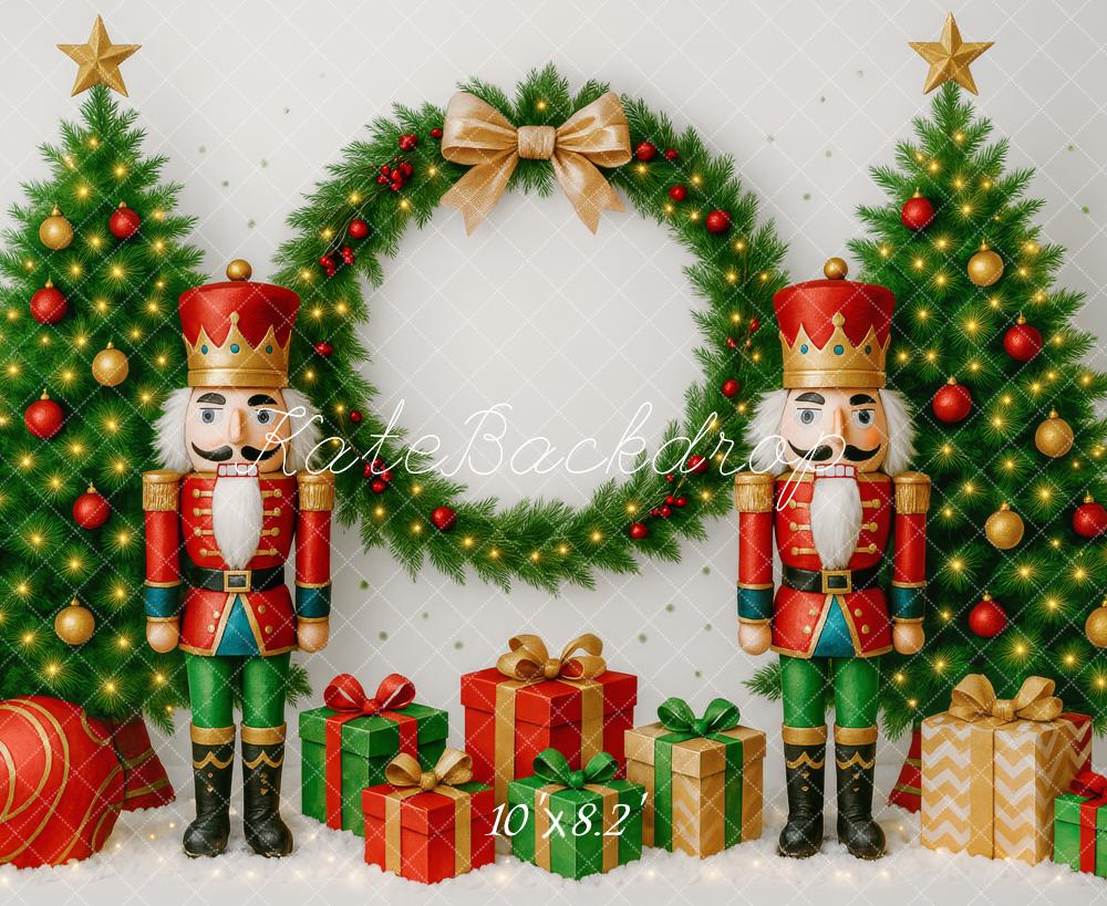 Kate Christmas Nutcrackers Backdrop Designed by Patty Roberts - Kate Backdrop AU