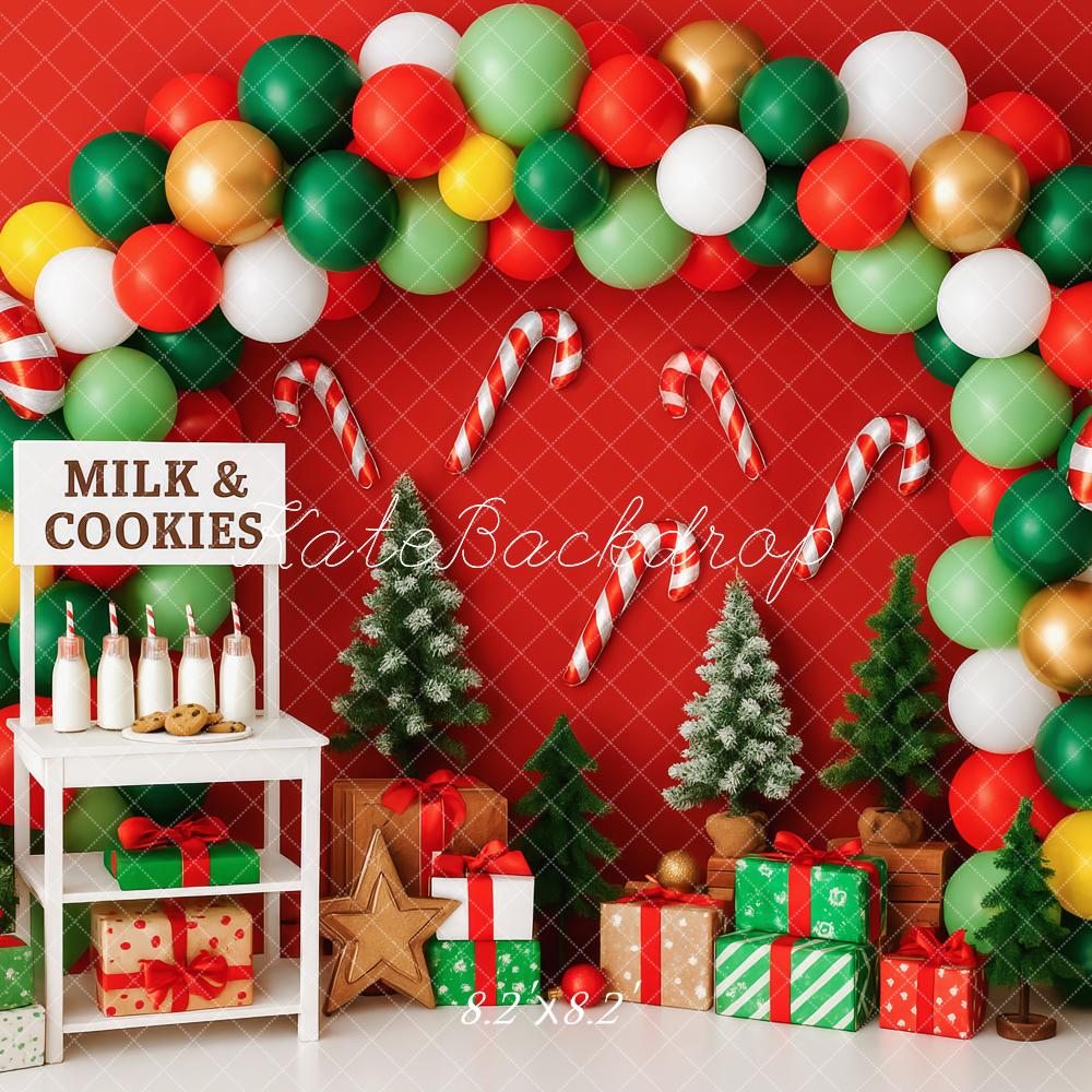 Kate Milk Cookies Christmas Backdrop Smash Cake Arch Designed by Patty Roberts