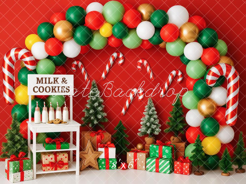 Kate Milk Cookies Christmas Backdrop Smash Cake Arch Designed by Patty Roberts