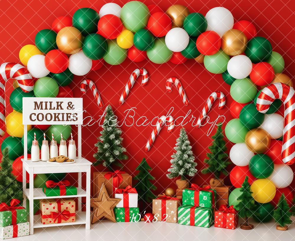 Kate Milk Cookies Christmas Backdrop Smash Cake Arch Designed by Patty Roberts