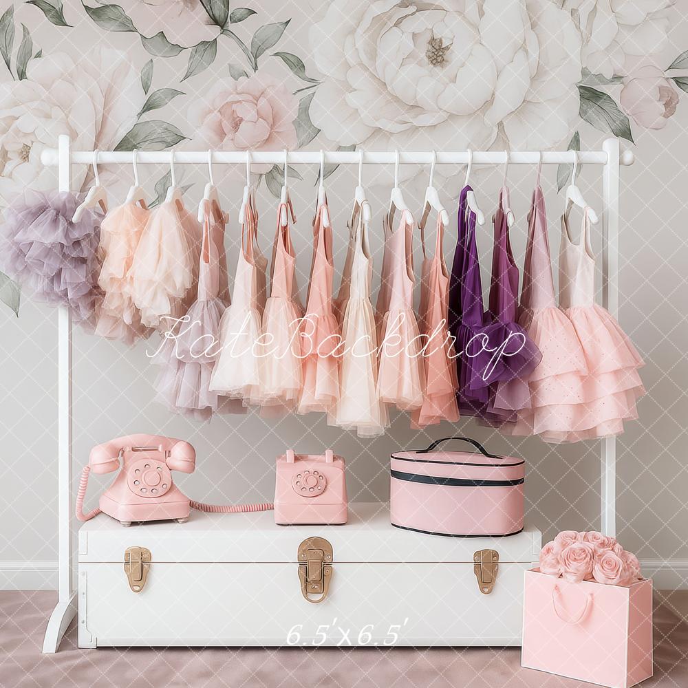 Kate Clothing Rack Dresses Backdrop Designed by Patty Roberts - Kate Backdrop AU