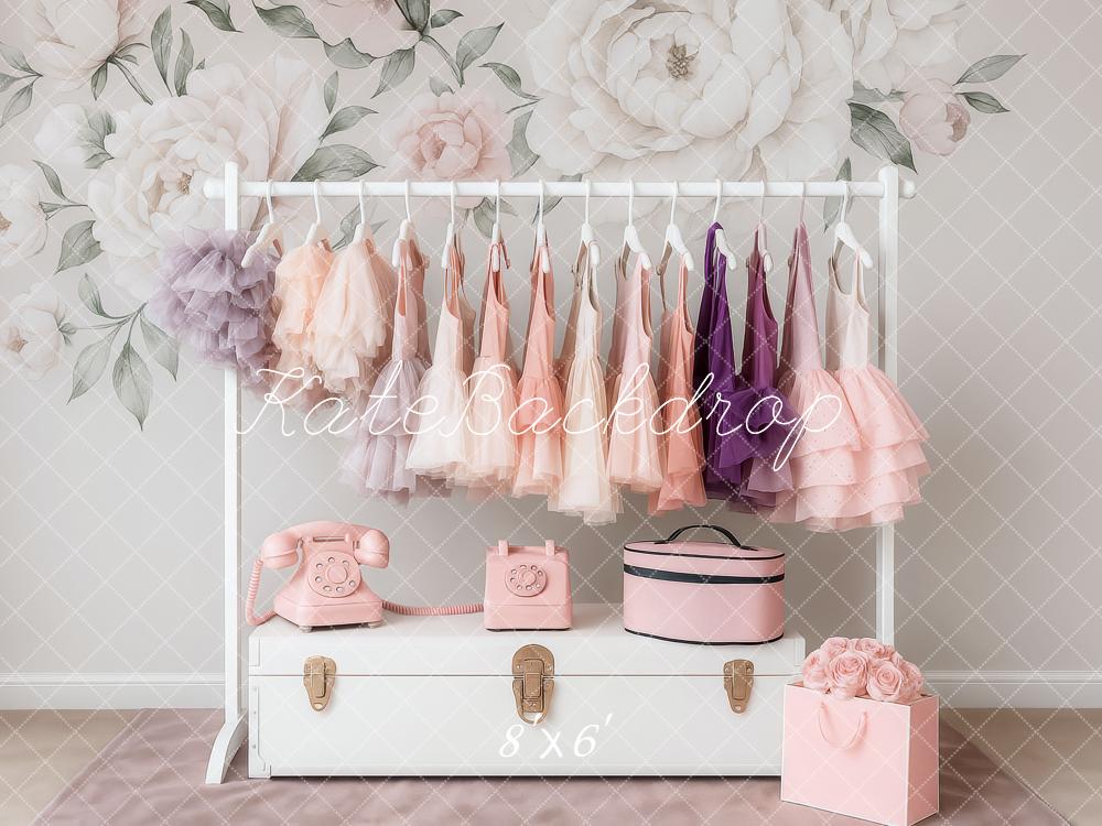 Kate Clothing Rack Dresses Backdrop Designed by Patty Roberts - Kate Backdrop AU