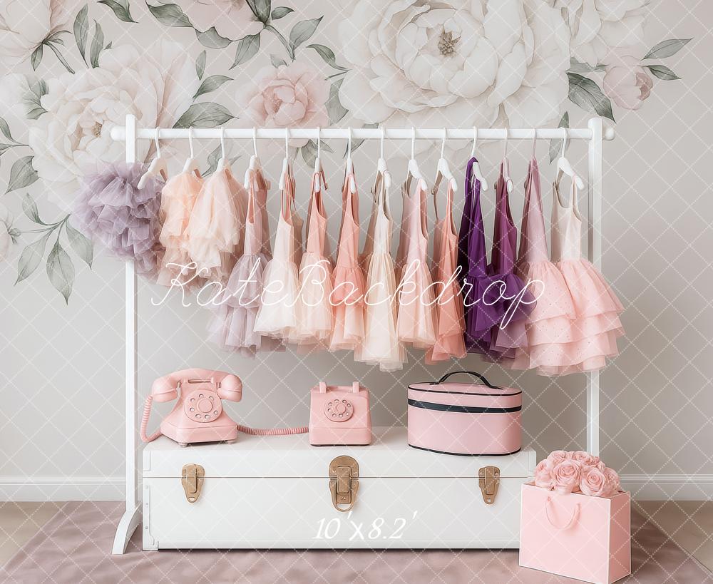 Kate Clothing Rack Dresses Backdrop Designed by Patty Roberts - Kate Backdrop AU