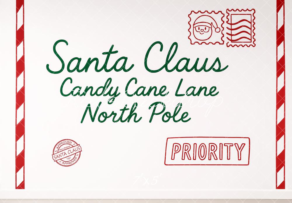Kate North Pole Santa Letter Backdrop Designed by Patty Roberts - Kate Backdrop AU