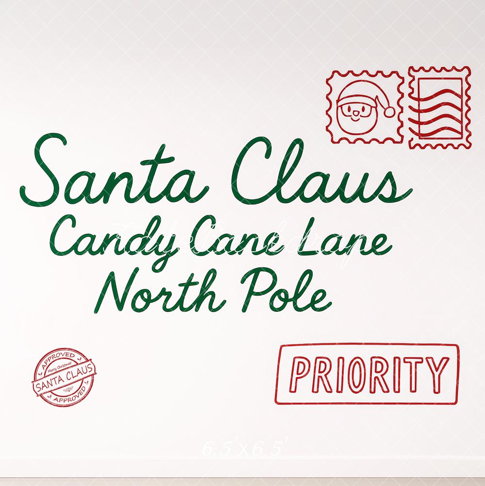 Kate North Pole Santa Letter Backdrop Designed by Patty Roberts - Kate Backdrop AU