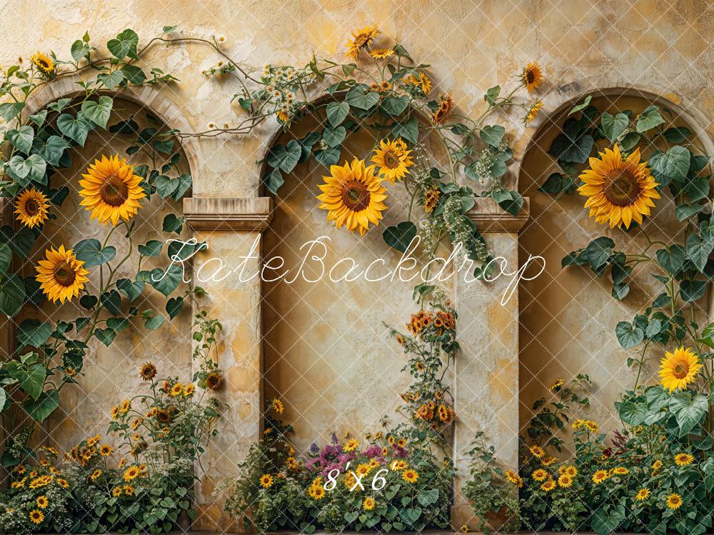 NEW Kate Sunflower Arch Backdrop Designed by Emetselch