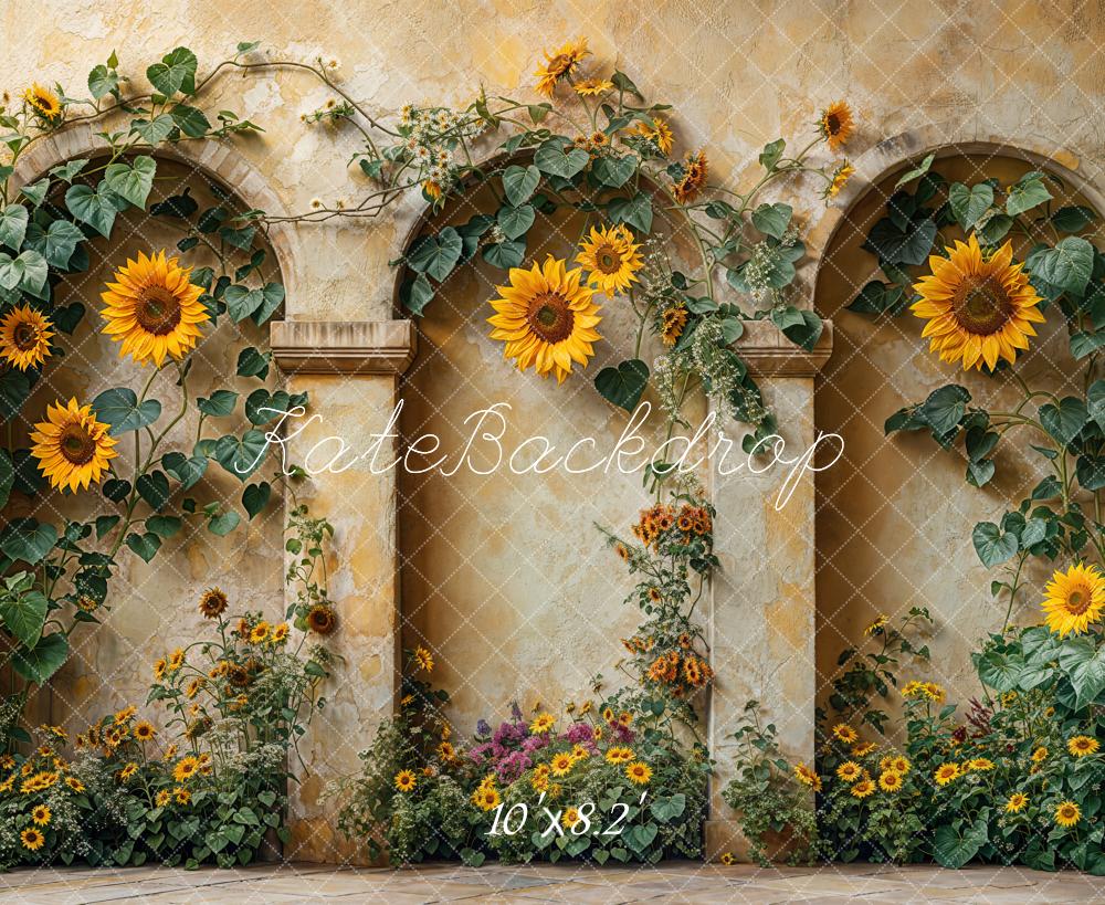 NEW Kate Sunflower Arch Backdrop Designed by Emetselch