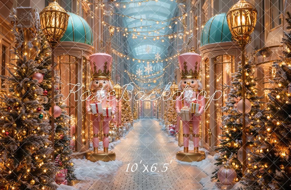 Kate Nutcracker Christmas Street Backdrop Designed by Emetselch - Kate Backdrop AU