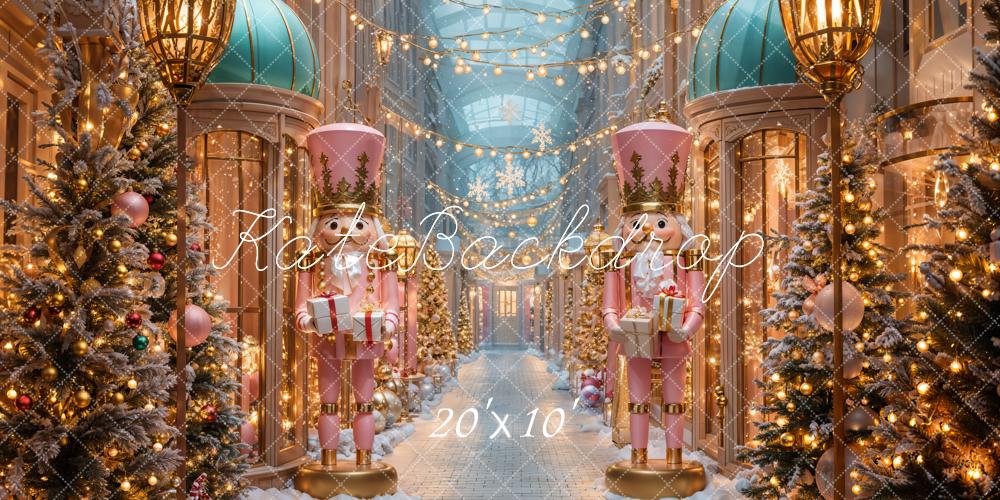 Kate Nutcracker Christmas Street Backdrop Designed by Emetselch - Kate Backdrop AU