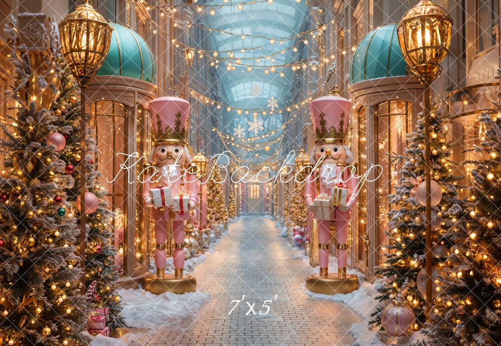Kate Nutcracker Christmas Street Backdrop Designed by Emetselch - Kate Backdrop AU