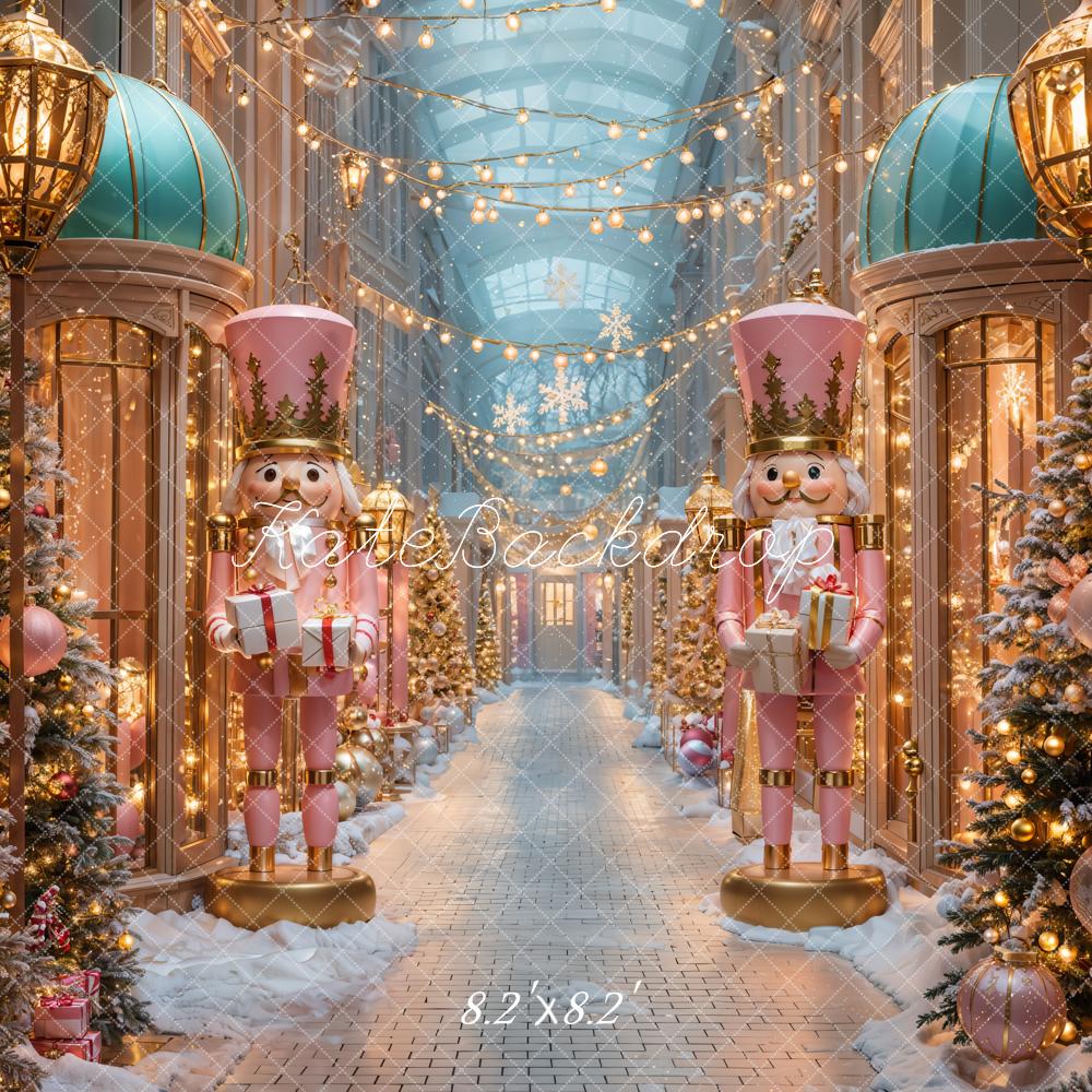 Kate Nutcracker Christmas Street Backdrop Designed by Emetselch - Kate Backdrop AU