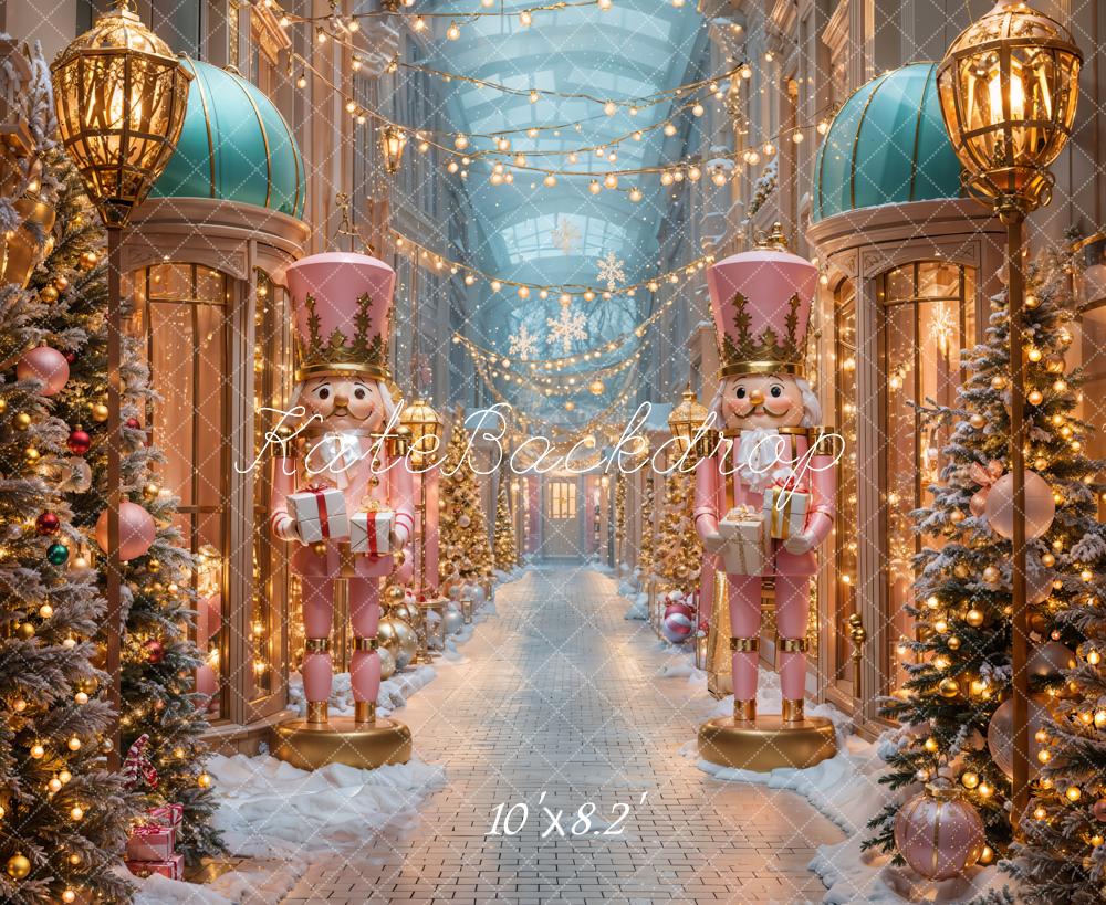 Kate Nutcracker Christmas Street Backdrop Designed by Emetselch - Kate Backdrop AU