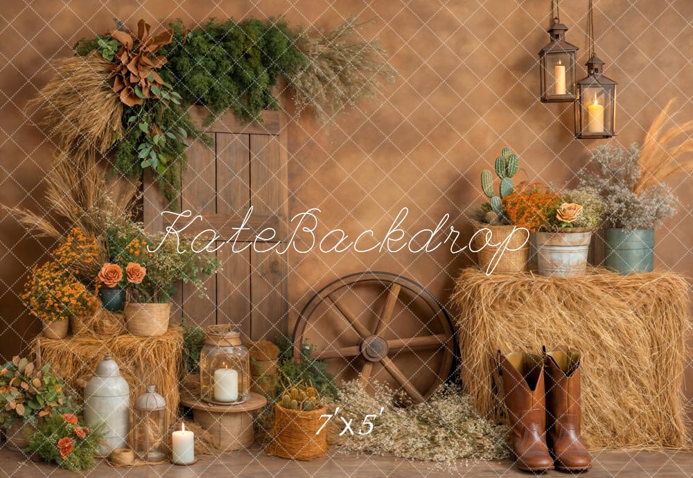 NEW Kate Fall Cowboy Boots Backdrop Designed by Emetselch