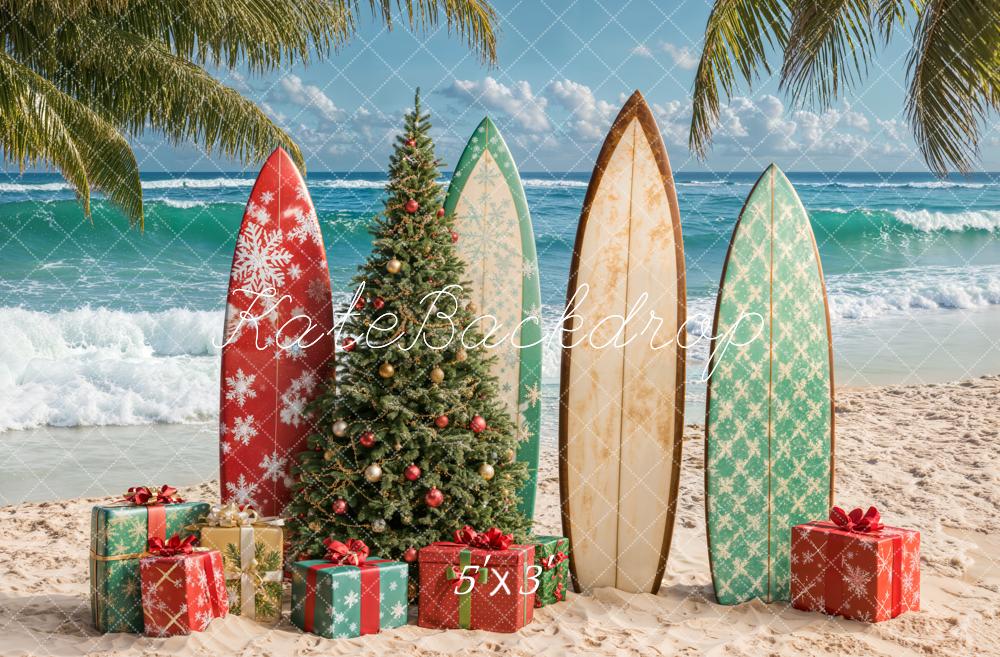 NEW Kate Beach Christmas Backdrop Designed by Emetselch