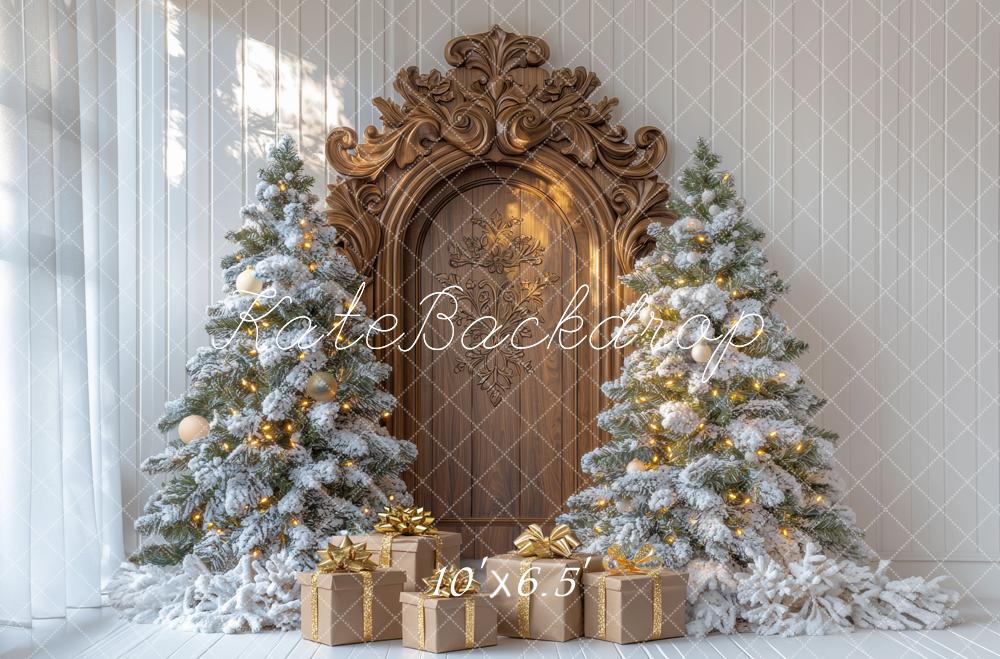 Kate Christmas Tree Wood Backdrop Designed by Mini MakeBelieve - Kate Backdrop AU