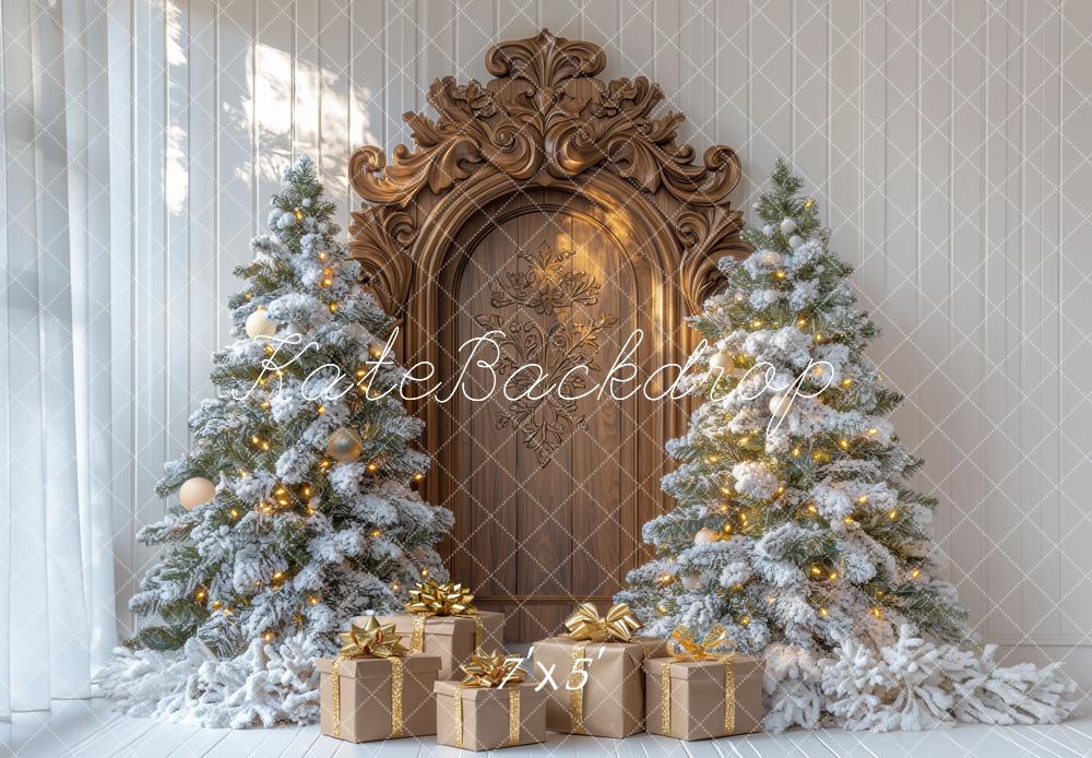 Kate Christmas Tree Wood Backdrop Designed by Mini MakeBelieve - Kate Backdrop AU