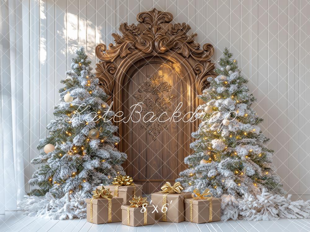Kate Christmas Tree Wood Backdrop Designed by Mini MakeBelieve - Kate Backdrop AU