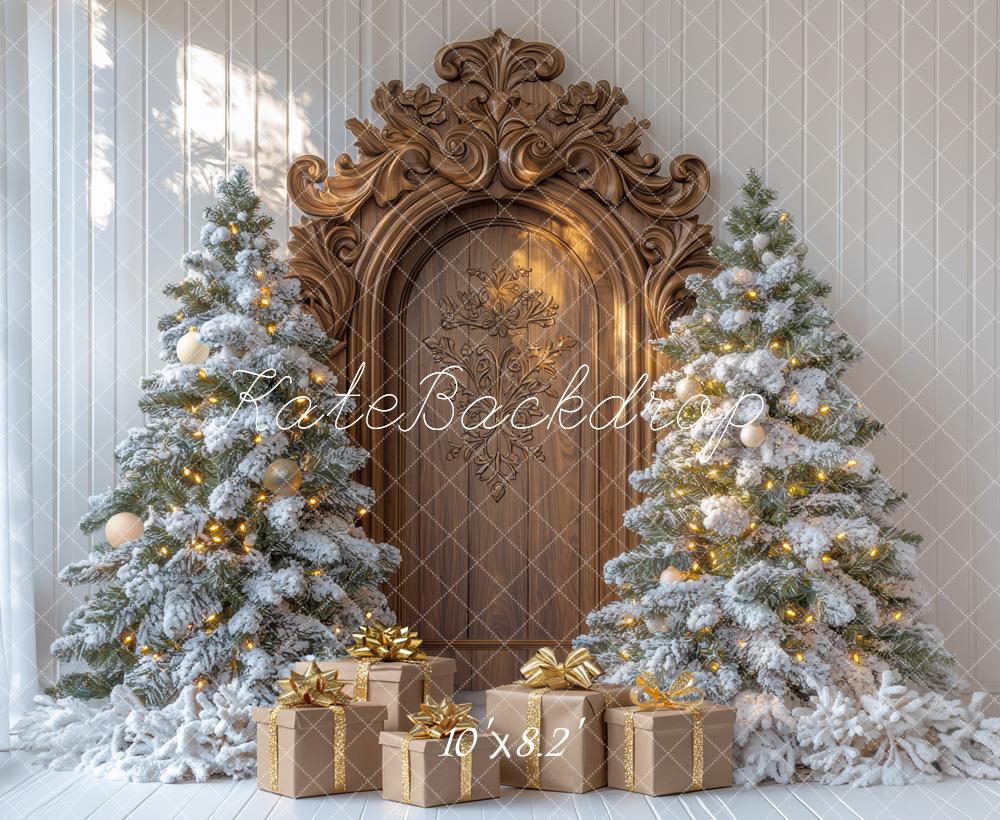 Kate Christmas Tree Wood Backdrop Designed by Mini MakeBelieve - Kate Backdrop AU