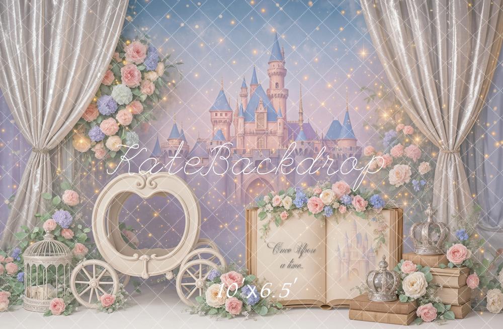 Kate Princess Castle Book Backdrop Designed by Ashley Paul - Kate Backdrop AU