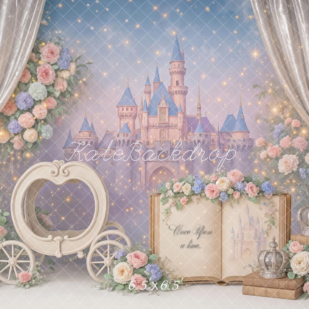 Kate Princess Castle Book Backdrop Designed by Ashley Paul - Kate Backdrop AU
