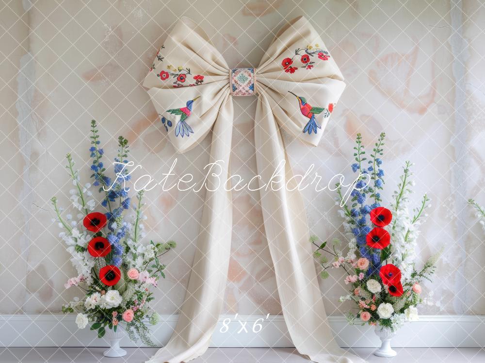 Kate Folk Bow Backdrop Designed by Mini MakeBelieve - Kate Backdrop AU