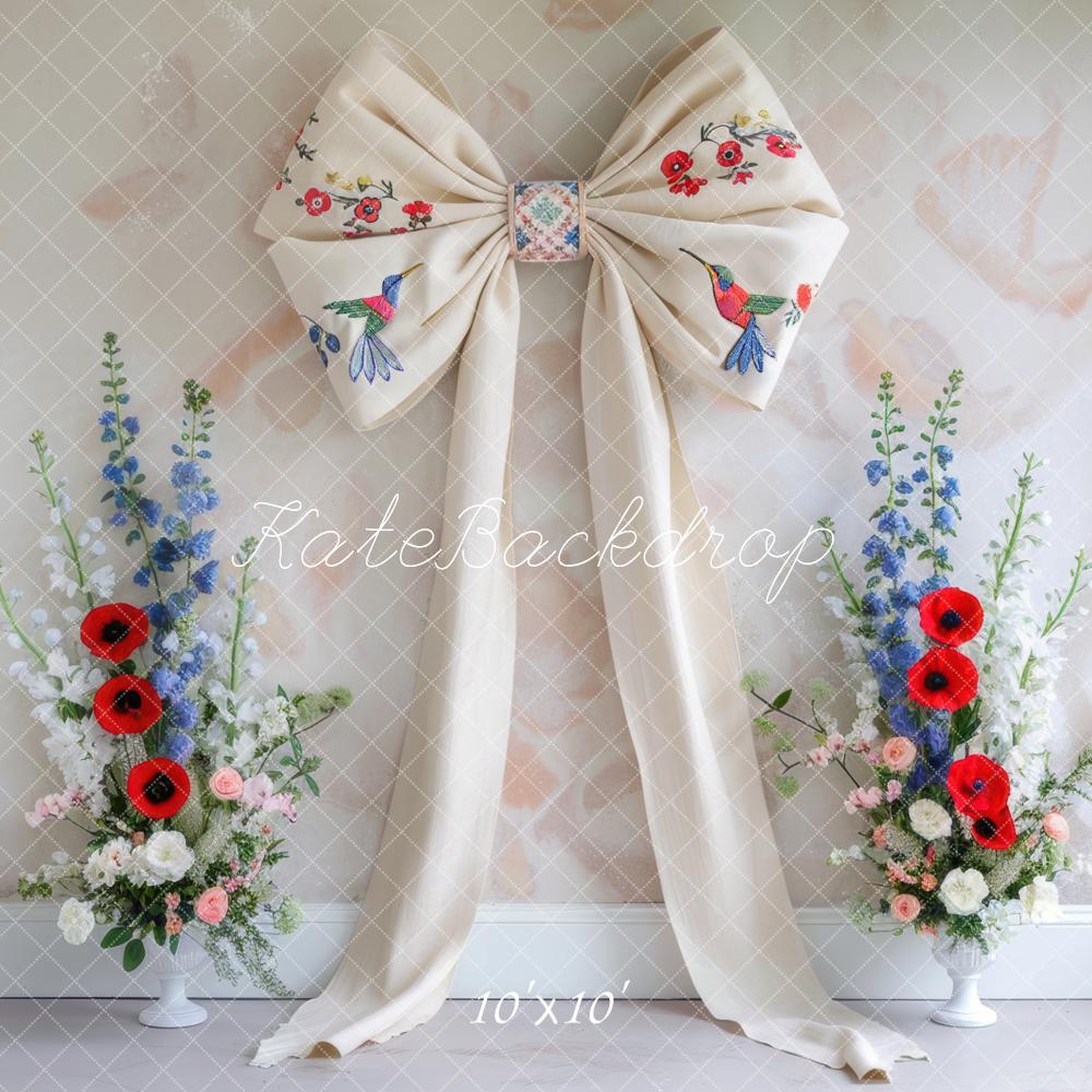 Kate Folk Bow Backdrop Designed by Mini MakeBelieve - Kate Backdrop AU