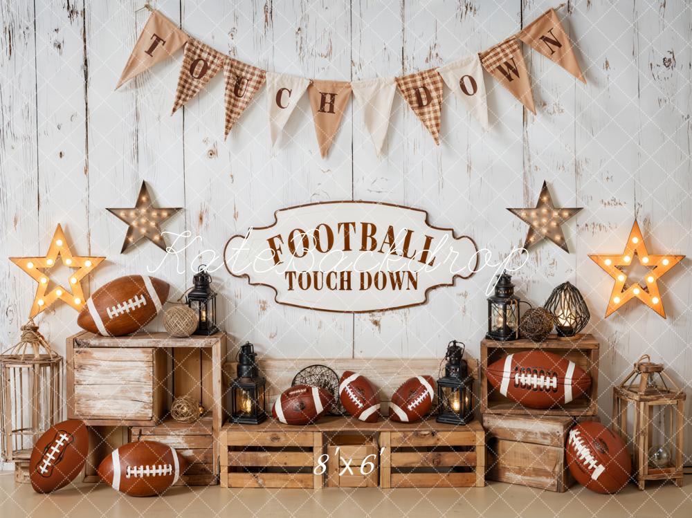 Kate Football Touchdown Backdrop Designed by Emetselch - Kate Backdrop AU