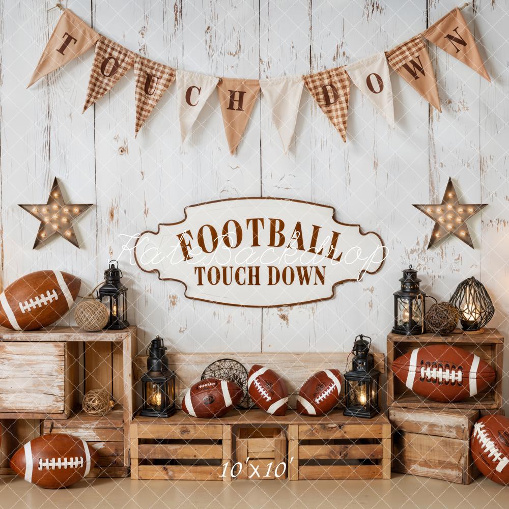 Kate Football Touchdown Backdrop Designed by Emetselch - Kate Backdrop AU