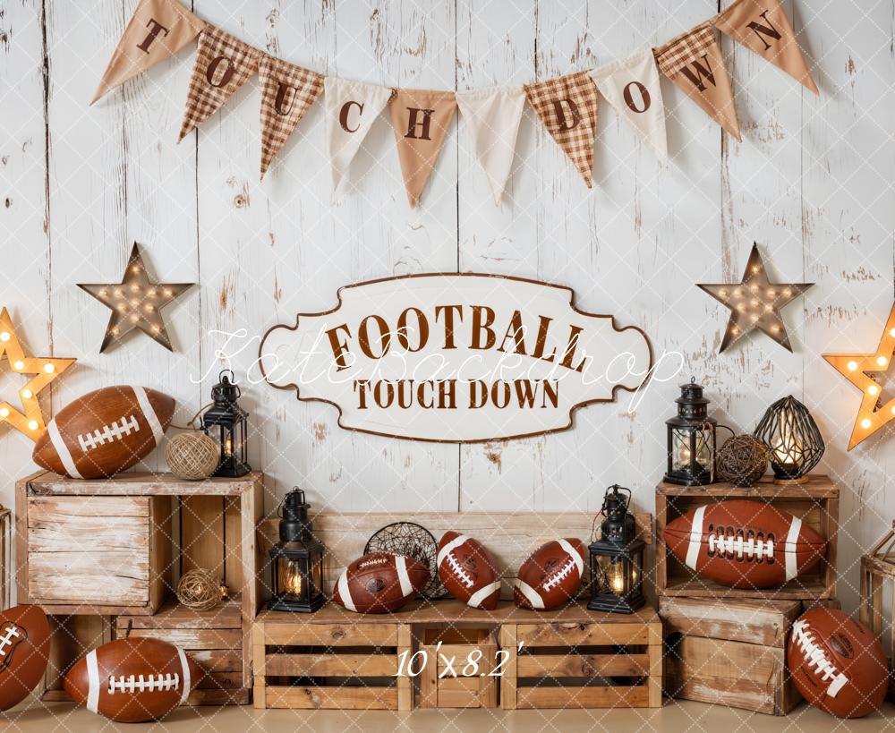Kate Football Touchdown Backdrop Designed by Emetselch - Kate Backdrop AU