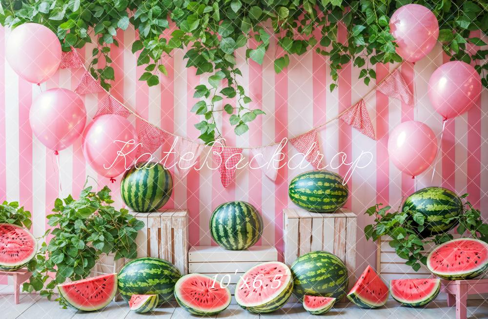 Kate Summer Watermelon Pink Backdrop Designed by Emetselch - Kate Backdrop AU