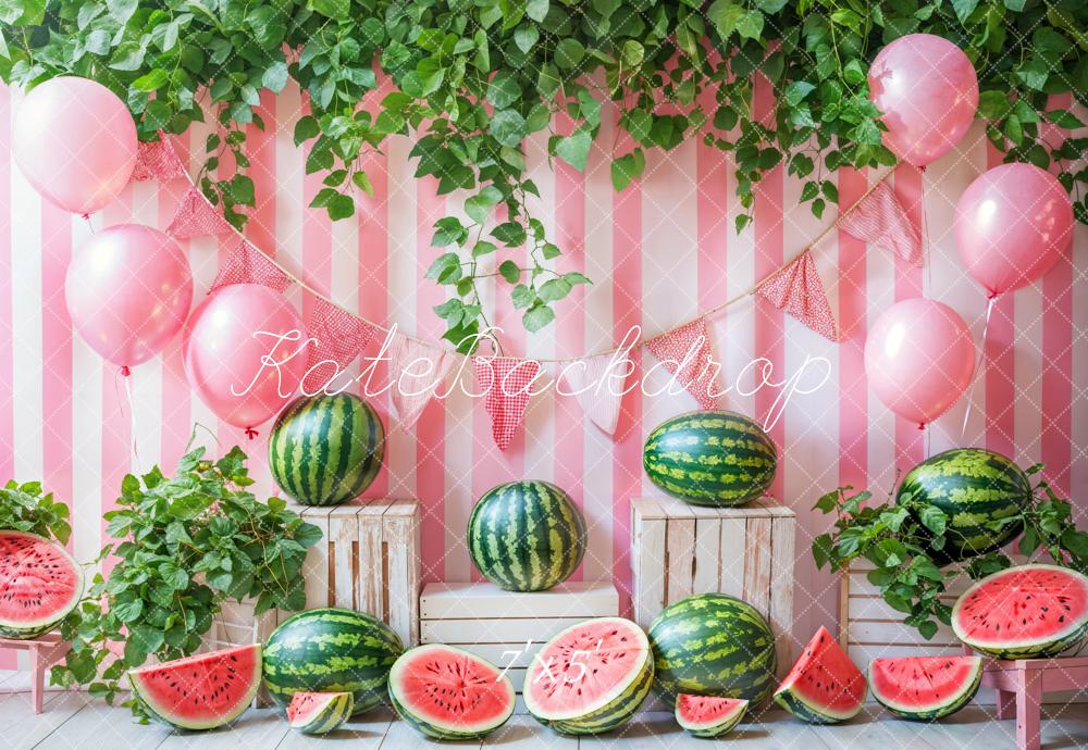 Kate Summer Watermelon Pink Backdrop Designed by Emetselch - Kate Backdrop AU