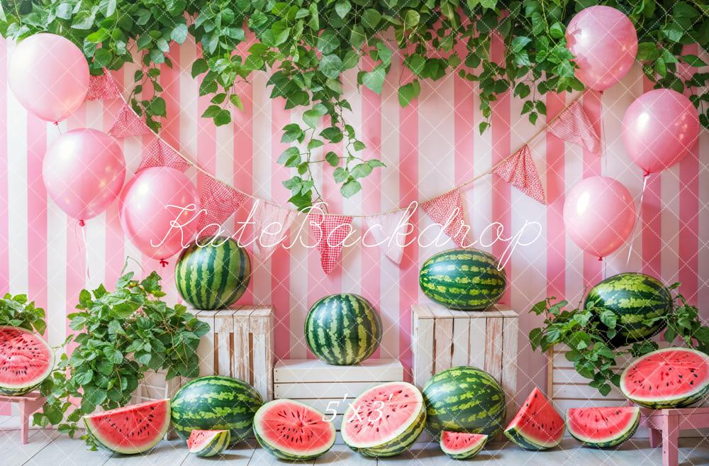 Kate Summer Watermelon Pink Backdrop Designed by Emetselch - Kate Backdrop AU