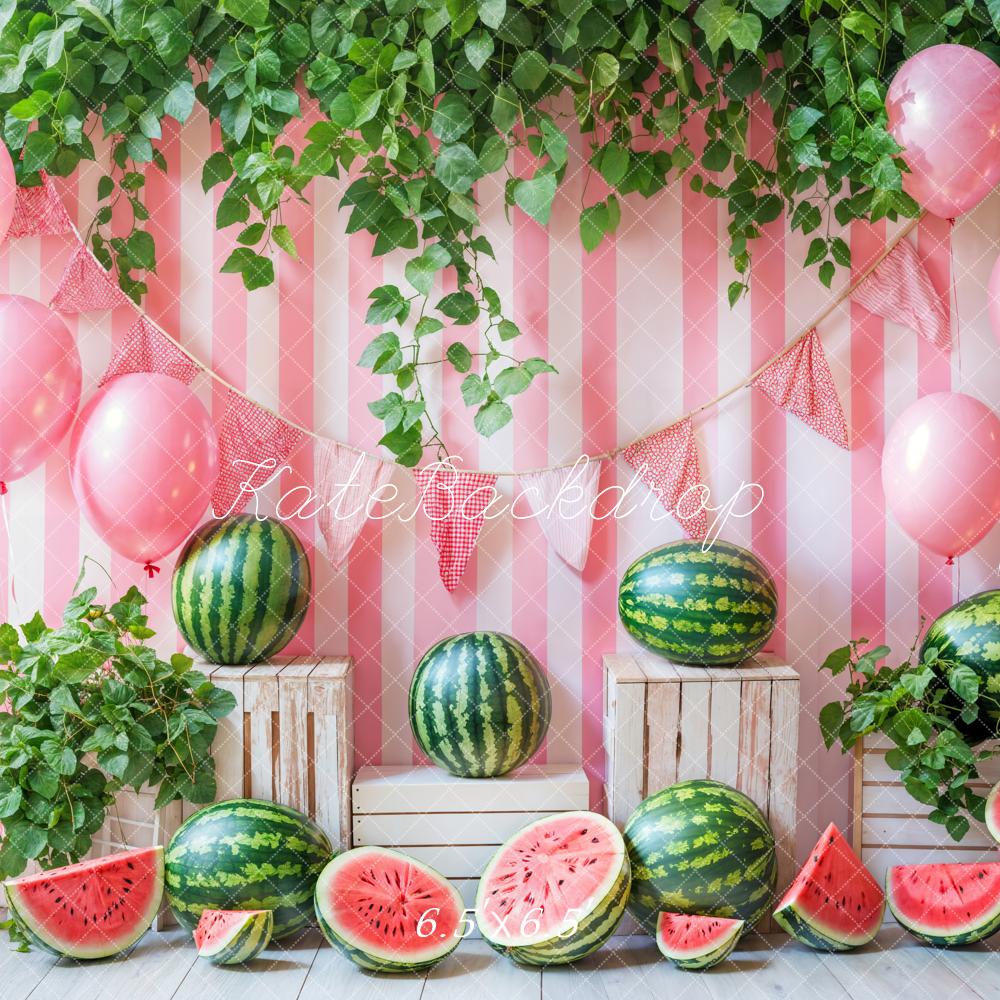 Kate Summer Watermelon Pink Backdrop Designed by Emetselch - Kate Backdrop AU