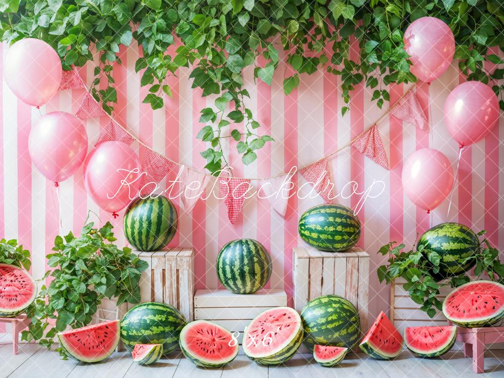 Kate Summer Watermelon Pink Backdrop Designed by Emetselch - Kate Backdrop AU