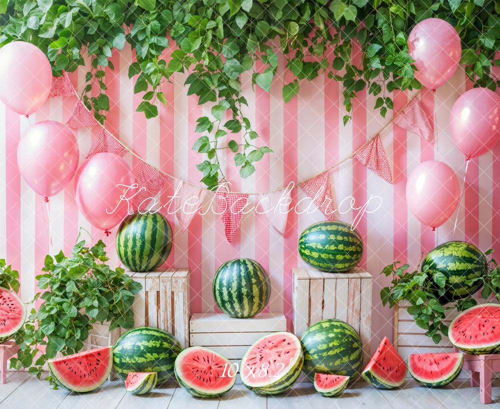 Kate Summer Watermelon Pink Backdrop Designed by Emetselch - Kate Backdrop AU