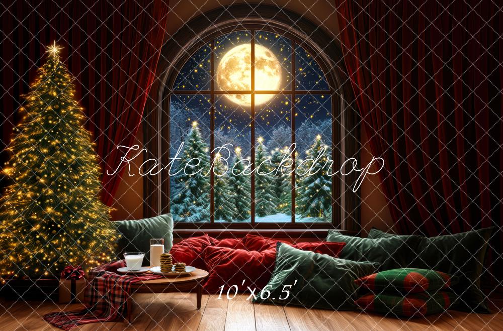 Kate Christmas Night Backdrop Milk Cookies Designed by Mini MakeBelieve - Kate Backdrop AU