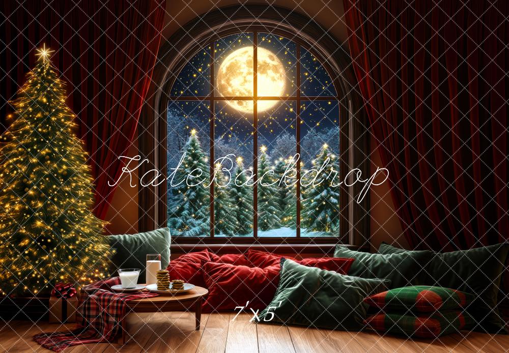 Kate Christmas Night Backdrop Milk Cookies Designed by Mini MakeBelieve - Kate Backdrop AU