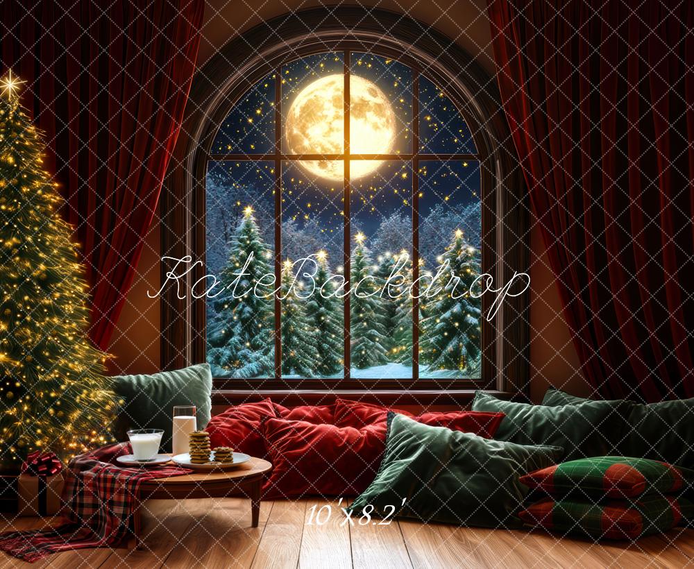 Kate Christmas Night Backdrop Milk Cookies Designed by Mini MakeBelieve - Kate Backdrop AU