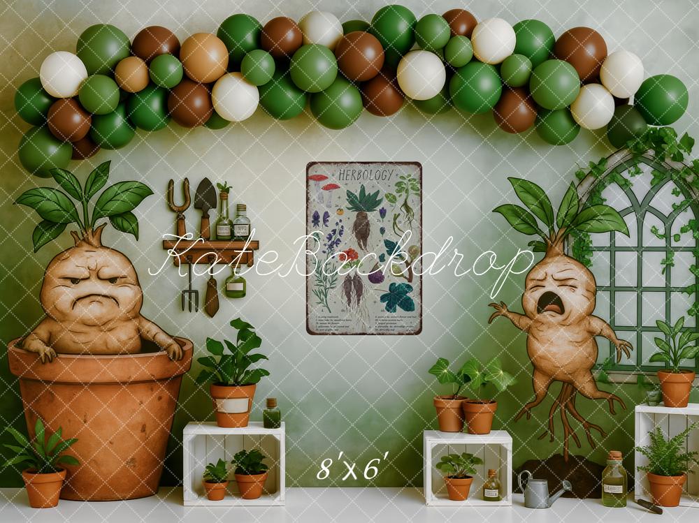 Kate Herbology Greenhouse Backdrop Designed by Patty Roberts - Kate Backdrop AU
