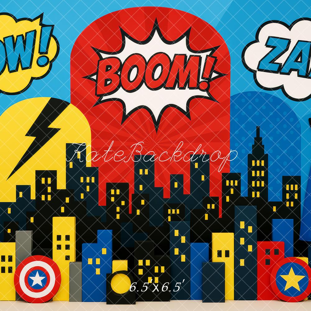 Kate Cartoon Cake Smash Backdrop Designed by Patty Roberts - Kate Backdrop AU