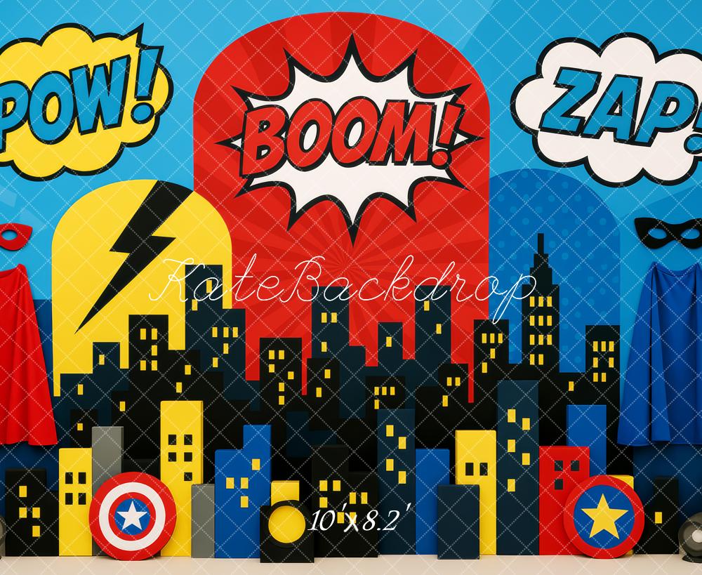 Kate Cartoon Cake Smash Backdrop Designed by Patty Roberts - Kate Backdrop AU