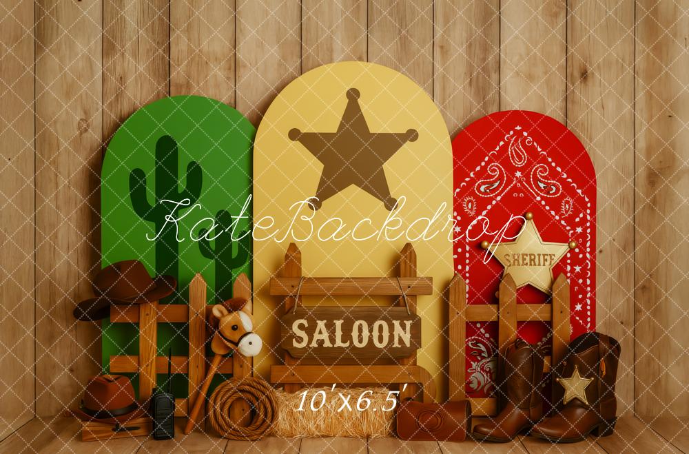 Kate Western Rodeo Cake Smash Backdrop Designed by Patty Roberts - Kate Backdrop AU